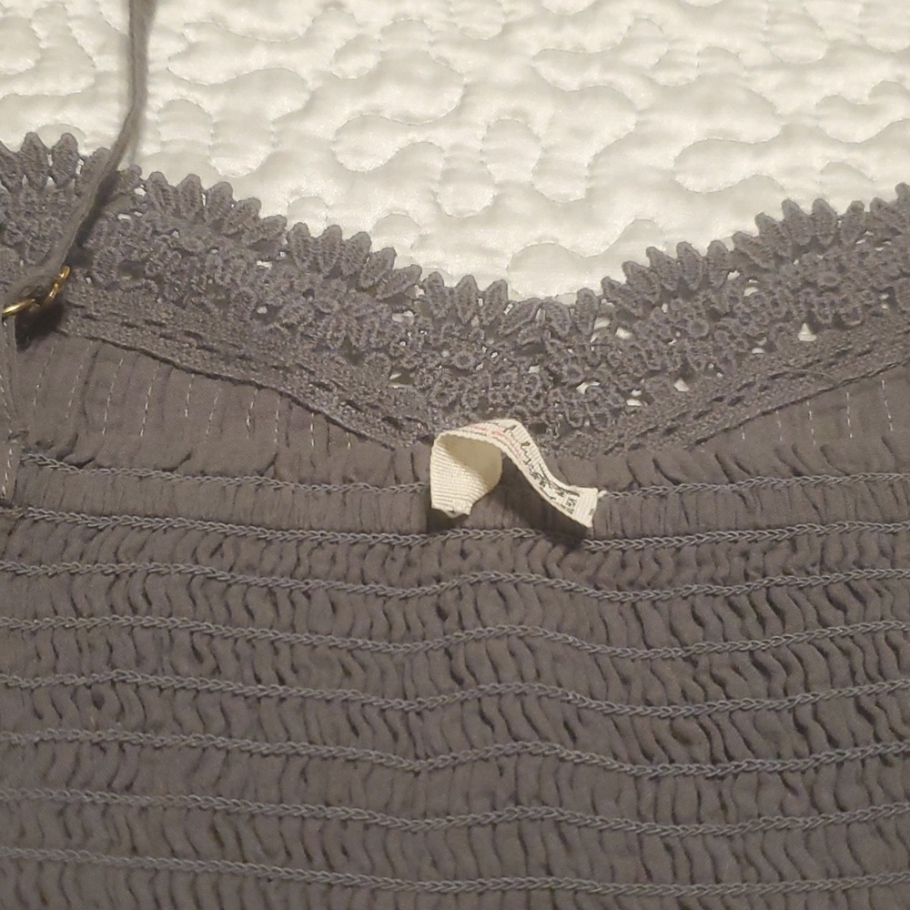 NEW  FREE PEOPLE  TALLULAH SMOCKED BACK  LACE BRALETTE - Picture 8 of 9